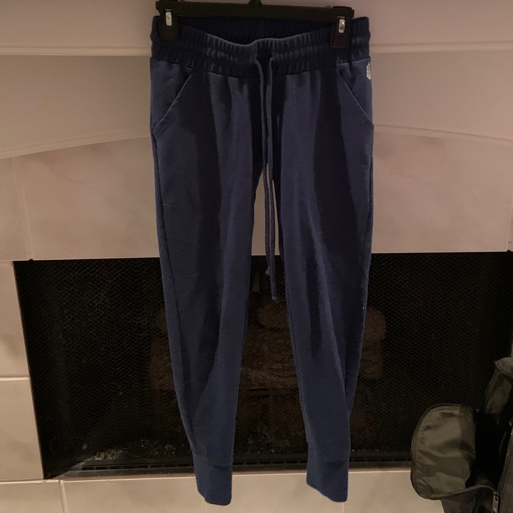 free people movement navy joggers